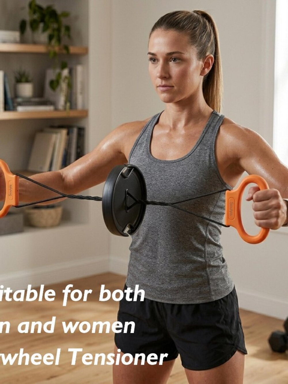 Portable Pulley Resistance Trainer, Multifunctional Home Gym Cable Pull Machine